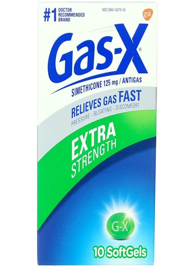Gas-X Novartis Gas-X Extra Strength Antigas - 10 Softgels - Image 1